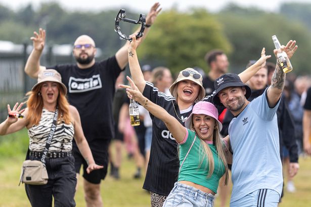 Fans gather at Heaton Park as Oasis perform their forth show in Manchester