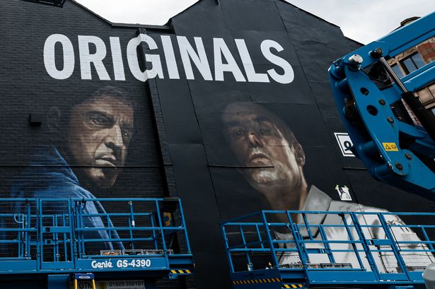 A new Oasis mural has landed in the city centre ahead of the start of the huge Live '25 shows