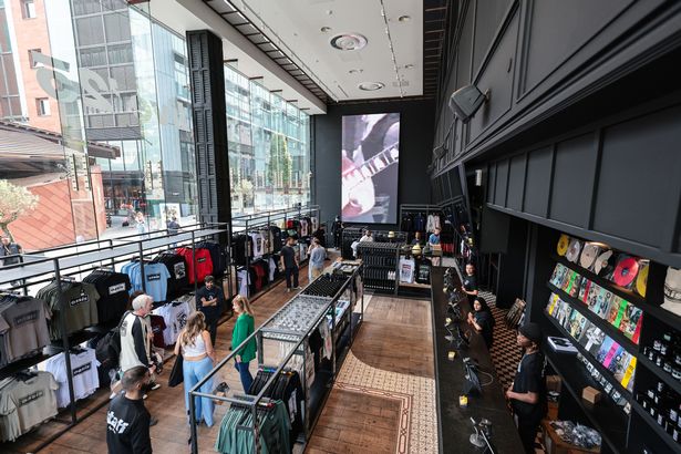 The Oasis pop-up store in Spinningfields