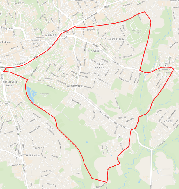 The area covered by the S60 order
