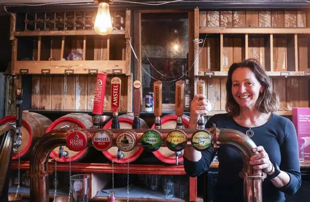 New land lady Catherine Withers at the newly acquired Princes Motto pub