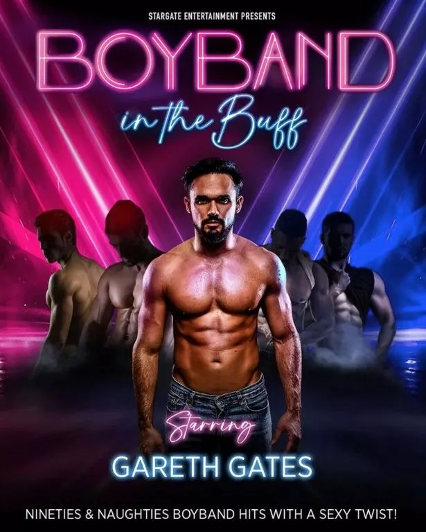 Pop Idol legend Gareth Gates strips off for Boybands in the Buff show in saucy career move