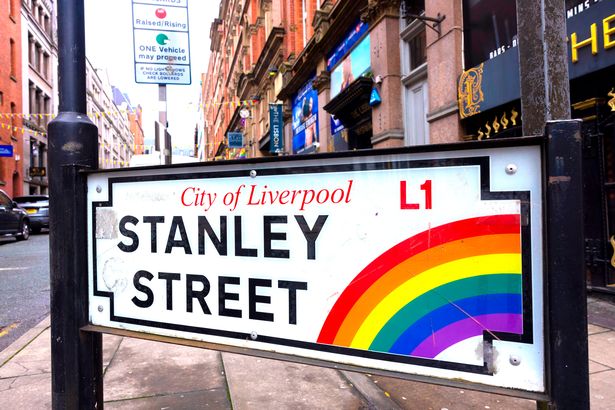 Stanley Street in Liverpool's Pride Quarter