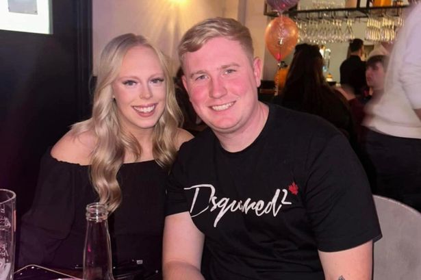 Ryan Bower and his fiancée Beci Jade