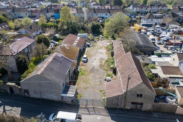 The disused industrial estate up for auction off Grove Road, Bristol