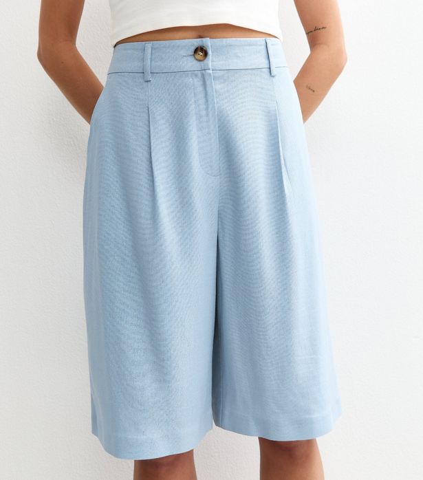 Long blue shorts 
