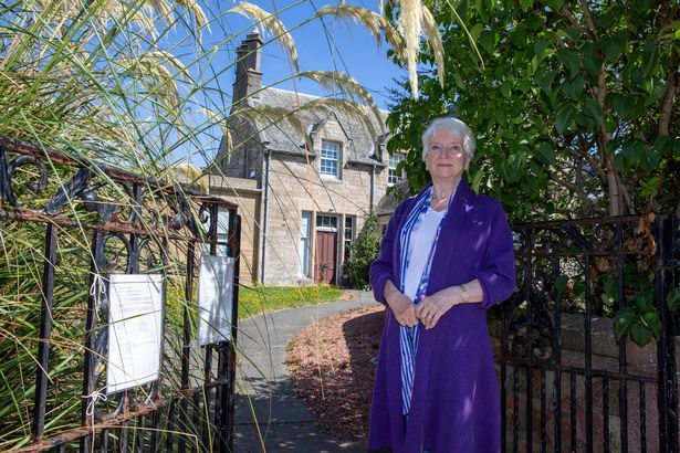 Pat Sharp and her husband Nigel bought the old RBS building in Scotland seven years ago