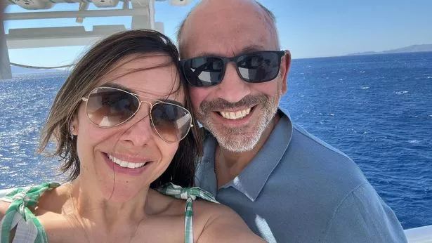 Costa Fantis with wife Christella