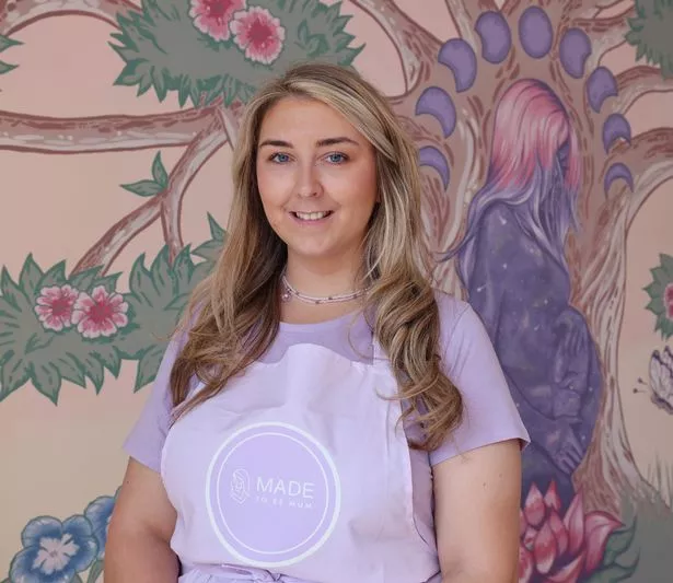 Samantha Clair at her play cafe Made to be Mum in Kirkby. Photo by Colin Lane