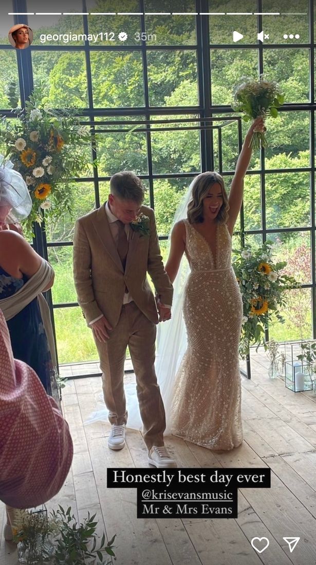 Georgia May Foote has apparently split from her husband