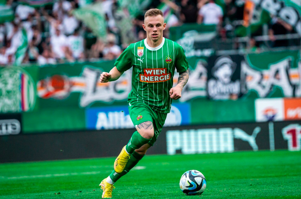 Isak Jansson of Rapid Vienna