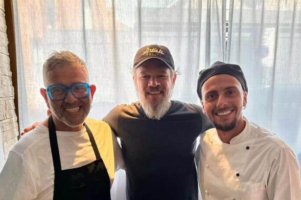 Matt Damon paid a visit to Locanda De Gusti in Dalry