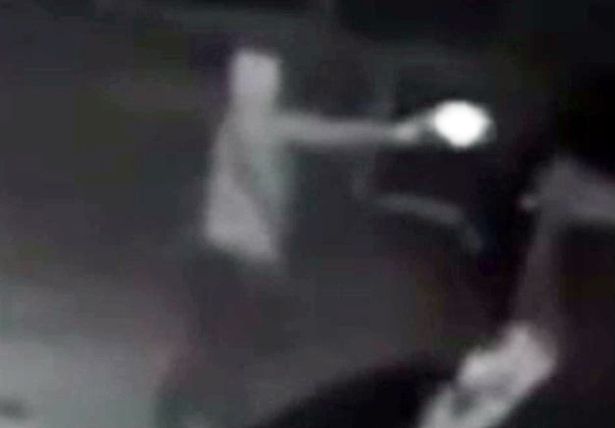 The moment shots are fired at a home in Yardley in September 2019