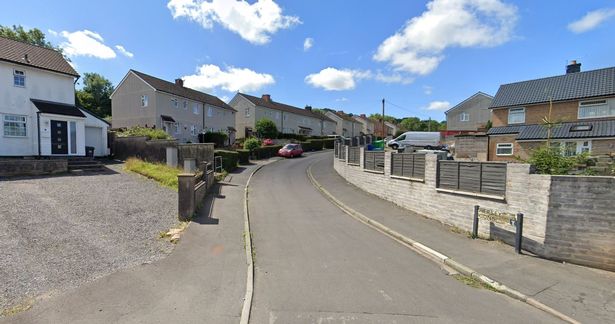 Hersey Gardens in Withywood, on the very edge of South Bristol as it begins to climb the Dundry Slopes
