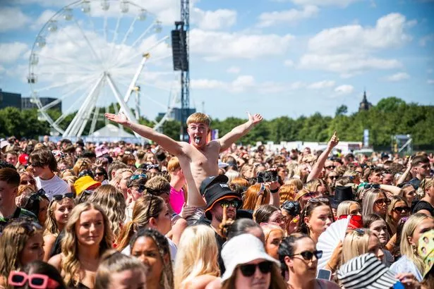Revellers watch James Bay perform on stage at the TRNSMT festival in Glasgow