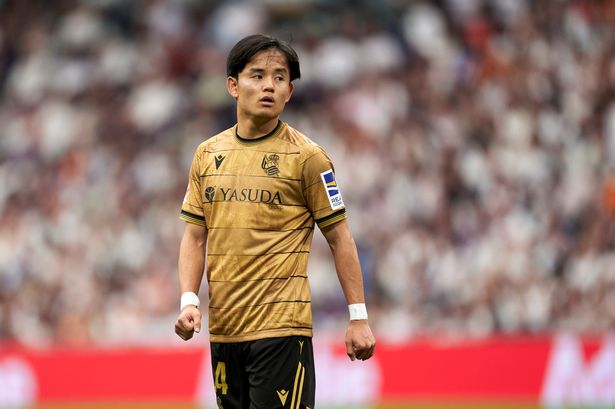 Takefusa Kubo in action for Real Sociedad.