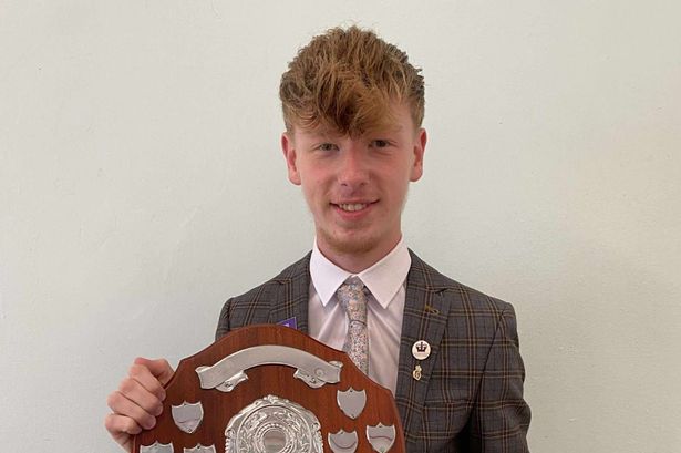 James Gribble was named as the Barrhead citizen of the year