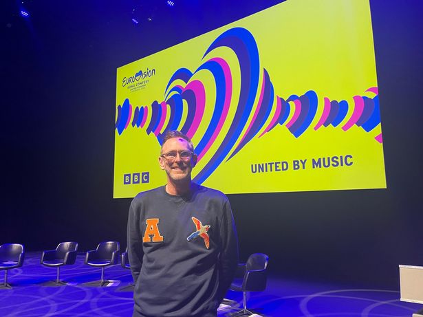 Martin Green, pictured as Liverpool geared up to host the Eurovision Song Contest back in 2023