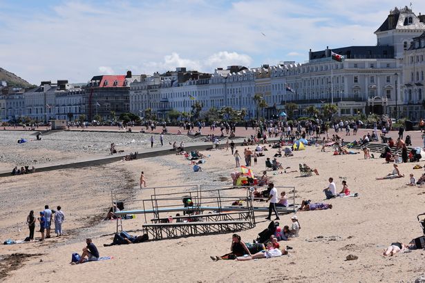 Llandudno promenade and beach