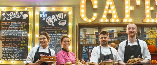 The Forge Cafe at the British Ironworks Centre in Oswestry