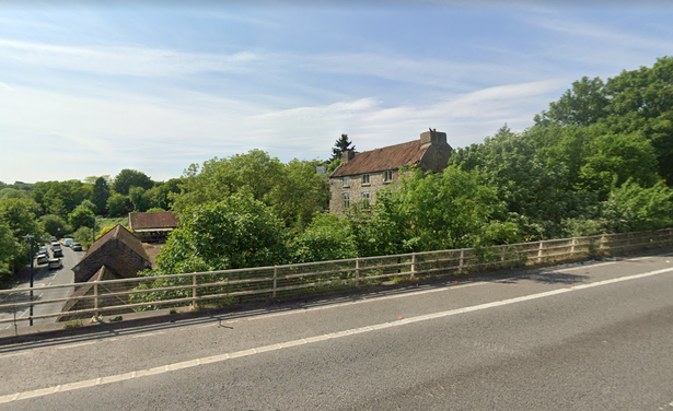 The M32 looking towards the existing Bridge Farm Community