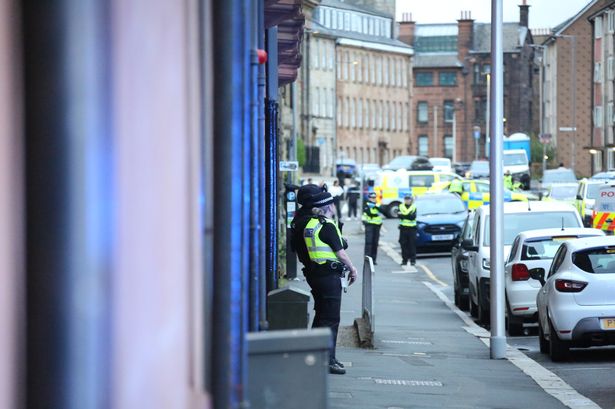 Police on the scene in George Street