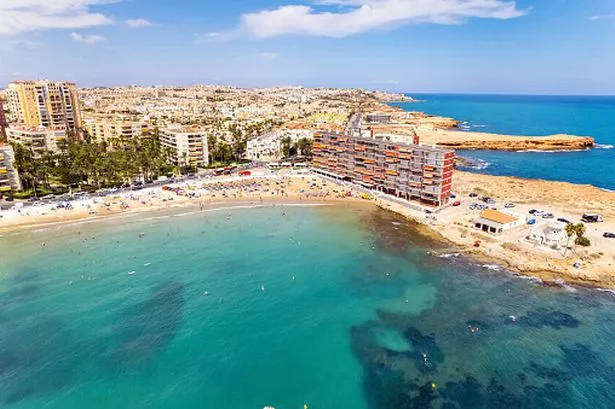 sandy beach in Spain
