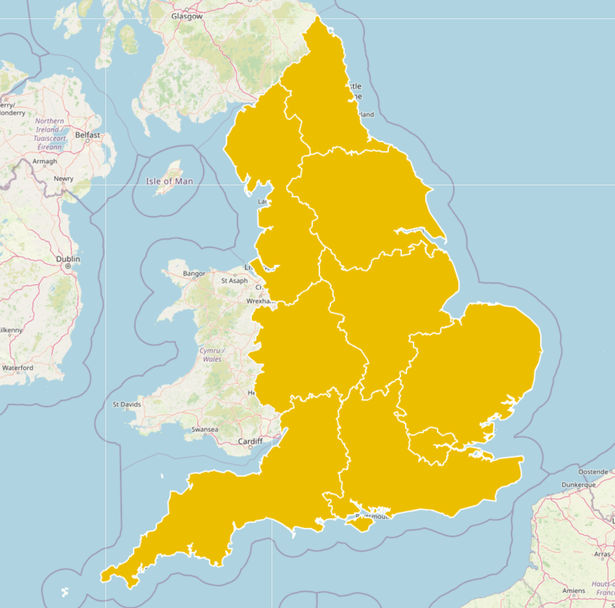 Heat health alerts have been issued to cover the whole of England