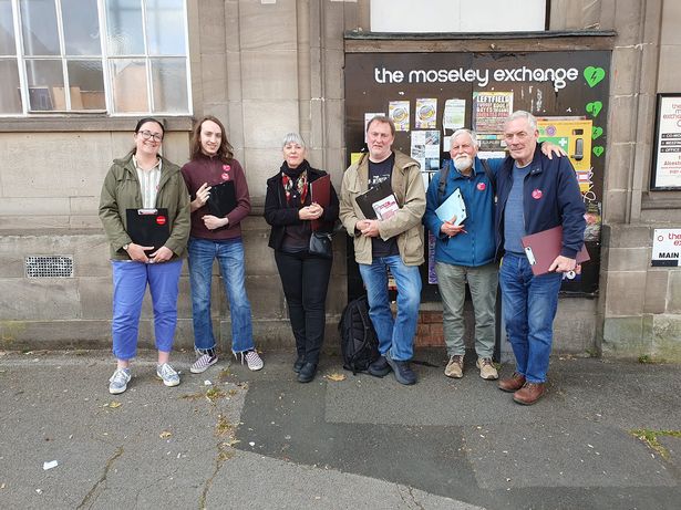 Kerry Jenkins on the campaign trail in Moseley