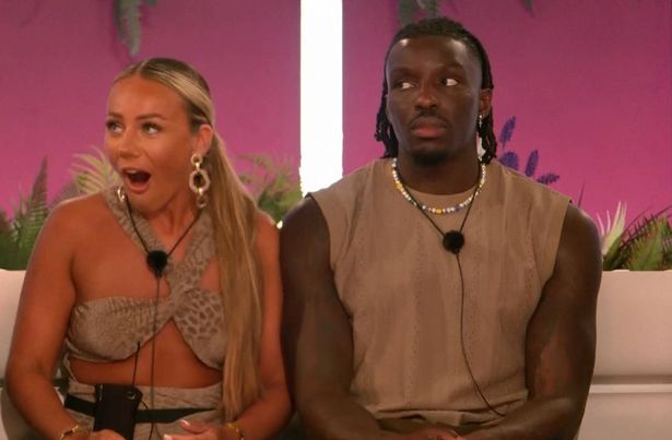 Meg and Dejon on Love Island
