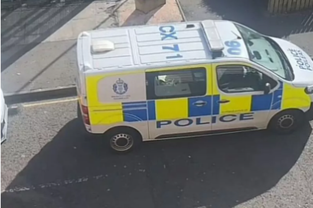 Police descended on the street after a man was allegedly stabbed.

