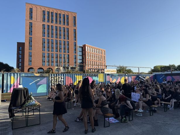 A funeral was held for a popular nightclub - with a coffin being carried around to mark its closure