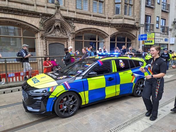 West Midlands Police were typically part of the Pride march through Birmingham - not any more