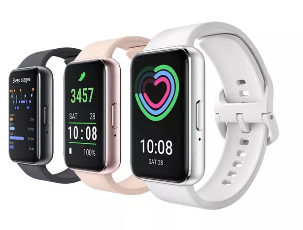 Samsung Galaxy Fit3 Smart Watch in three colours