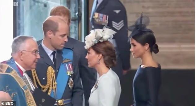 The moment William acted as a 'human shield' between feuding Kate and Meghan, according to expert