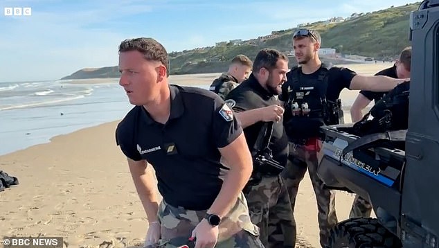 But in today's instance, cops reportedly deemed the dinghy to be close enough to the shore