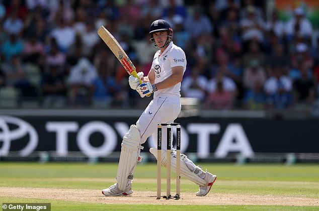 It came against India at Edgbaston where his England side were eventually bowled out for 407