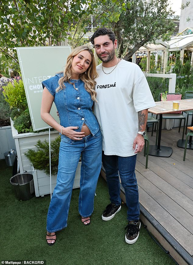 Georgia is currently expecting her first child with boyfriend Jack Stacey (pictured) and is set to become the first Love Island star to be awarded an MBE for her campaigning efforts on tackling violence against women and girls