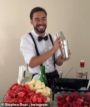 For the few that were in attendance, a barman was on hand to make cocktails