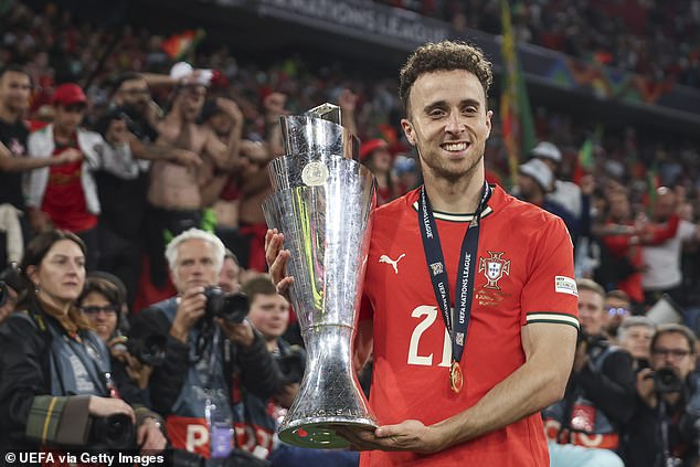 Jota made 49 appearances for Portugal and won two Nations League trophies for his country