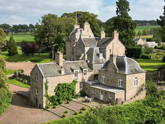 Cakemuir Castle in Tynehead, Midlothian, (above) also dates back to the 1500s