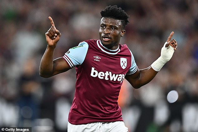 West Ham have reportedly rejected a £50million bid from Tottenham for Mohammed Kudus