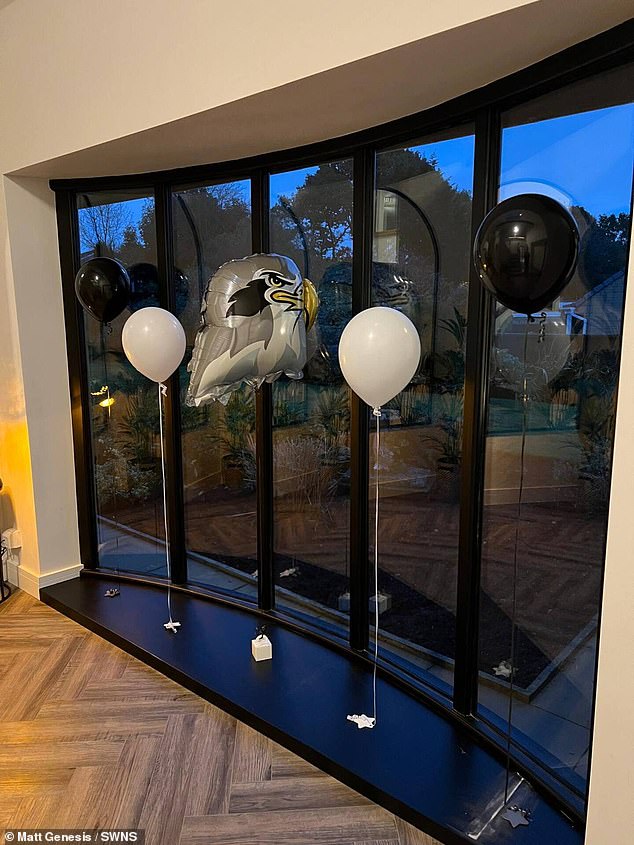 The home had been booked for a gender reveal party. The only money the owners received in return is the £450 per night charge, plus a £250 damage deposit