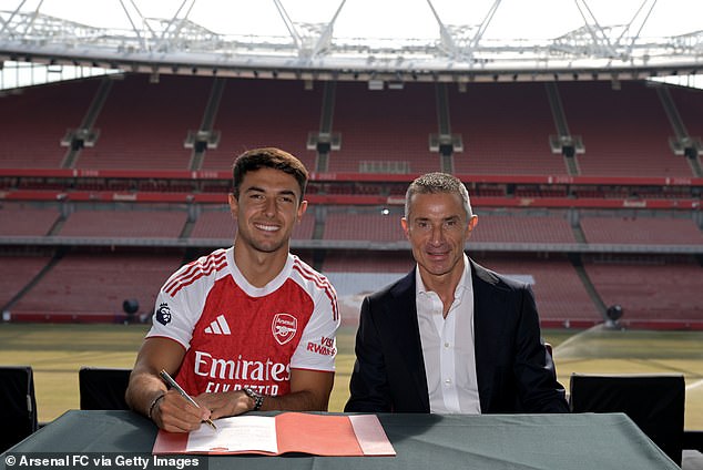 It comes after Arsenal announced the signing of Real Sociedad midfielder Martin Zubimendi for £60m