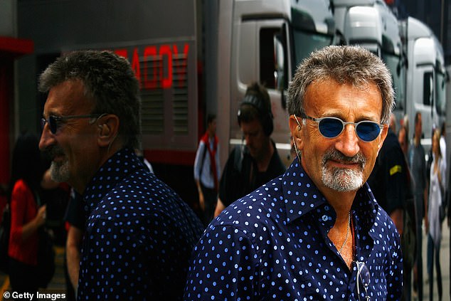 Eddie Jordan, pictured back in 2010, had a send-off as riotous as his extraordinary life was