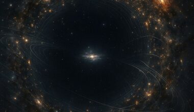 The Earth, solar system, and Milky Way may be stranded inside an enormous, mysterious hole (AI-generated impression)