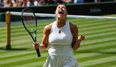 Aryna Sabalenka battled back to beat Laura Siegemund to reach the Wimbledon semi-finals