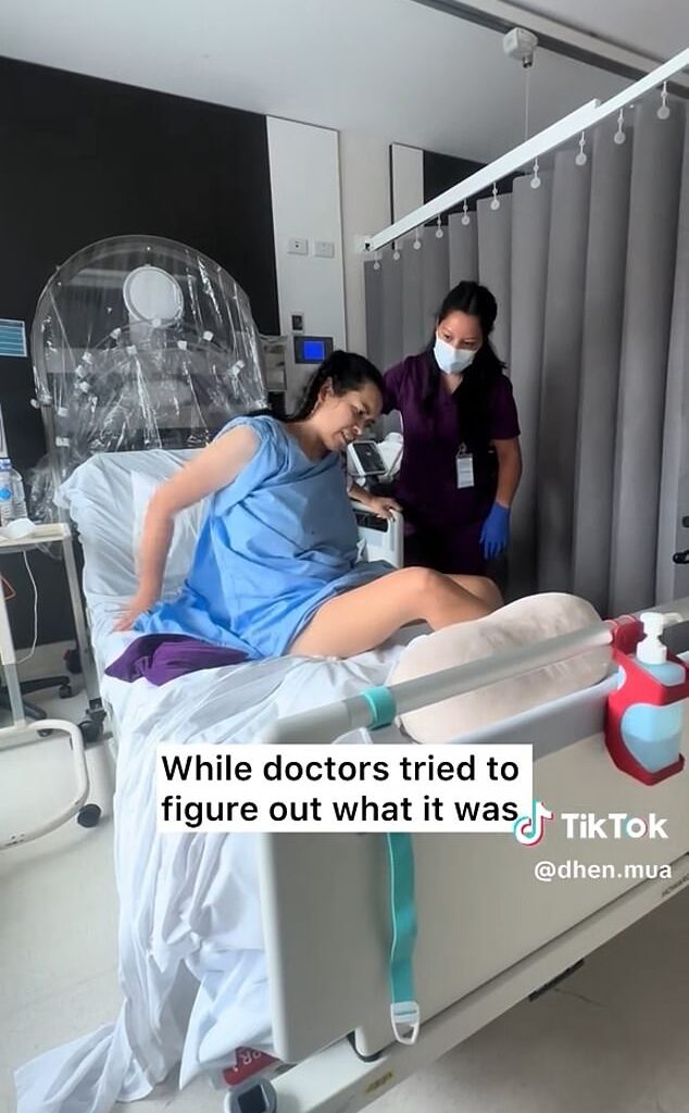 Ms Hendricks was bedridden in hospital unable to stand or walk for weeks in debilitating pain
