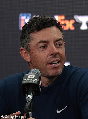 McIlroy at the Travelers Championship last month
