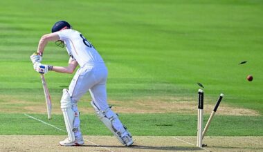 Harry Brook was dismissed by a corking delivery from Jasprit Bumrah on day one at Lord's